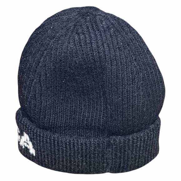 Balenciaga Black Knit Logo Beanie - Stylish Designer Winter Hat - Picture 8 of 8